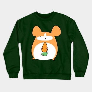 Carrot Hamster Crewneck Sweatshirt